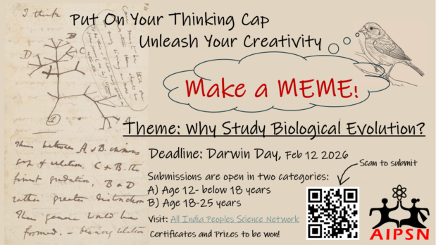 Darwin Day 2026 Meme making contest